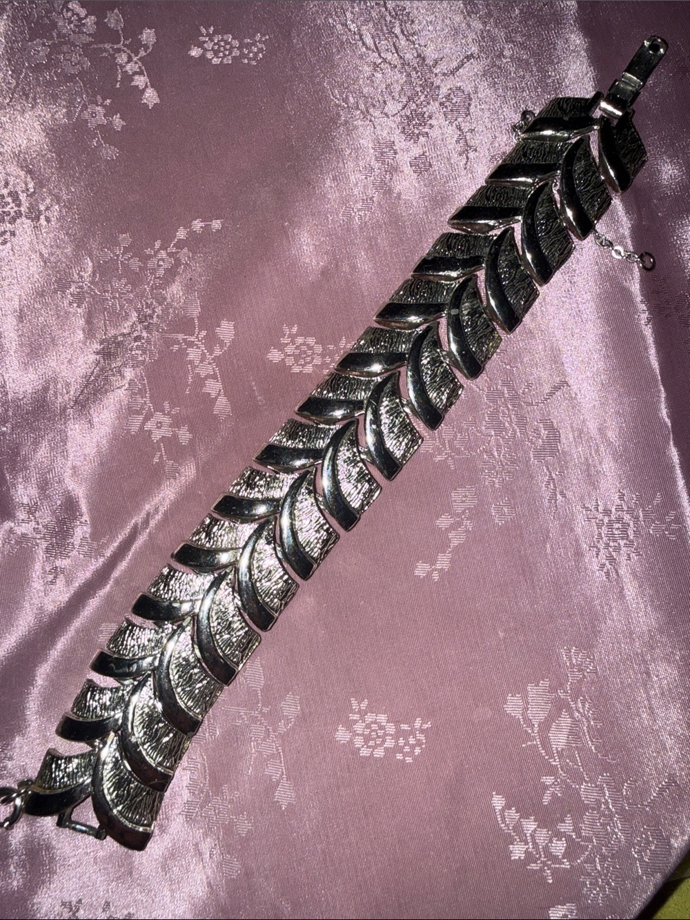 Vintage Leaf-Style Statement Bracelet by CORO